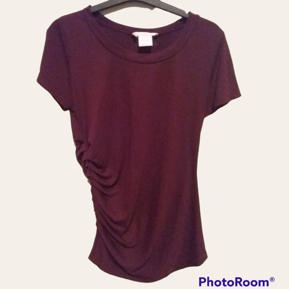 ⭐3/$15 COSTA BLANCA Ladies Rouched T Shirt